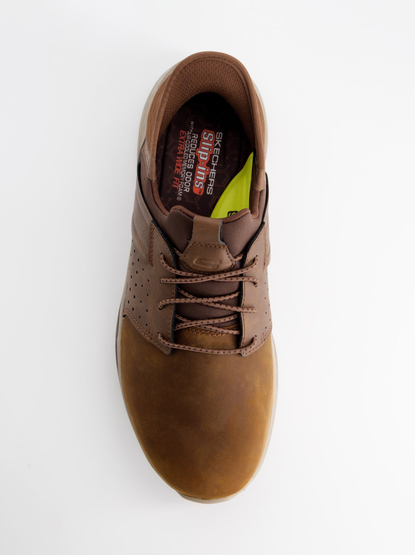 Zapatillas deportivas de piel Slip-Ins Extra Wide - Skechers Slade Zachary