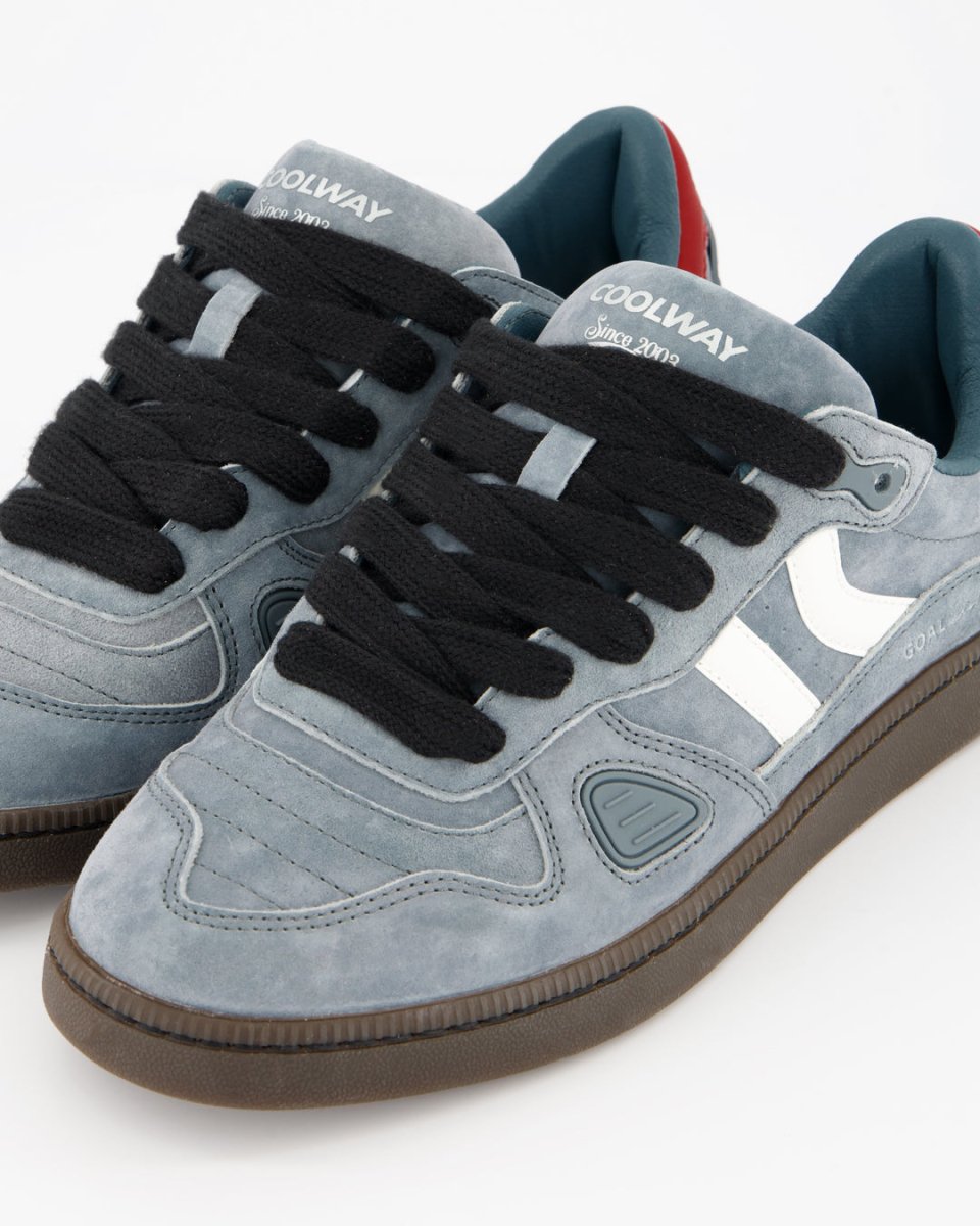 Coolway Goal Edge Deep Teal - Zapatillas de piel