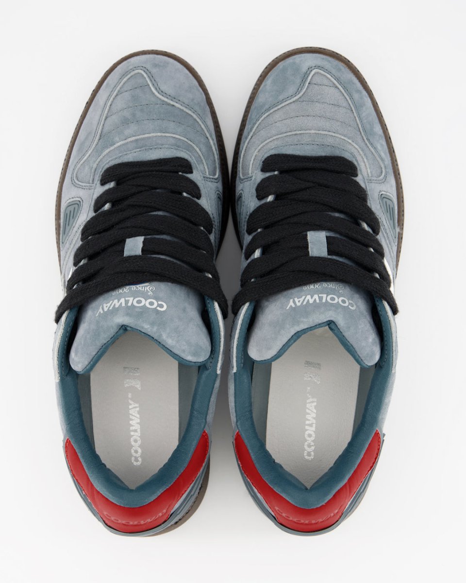 Coolway Goal Edge Deep Teal - Zapatillas de piel