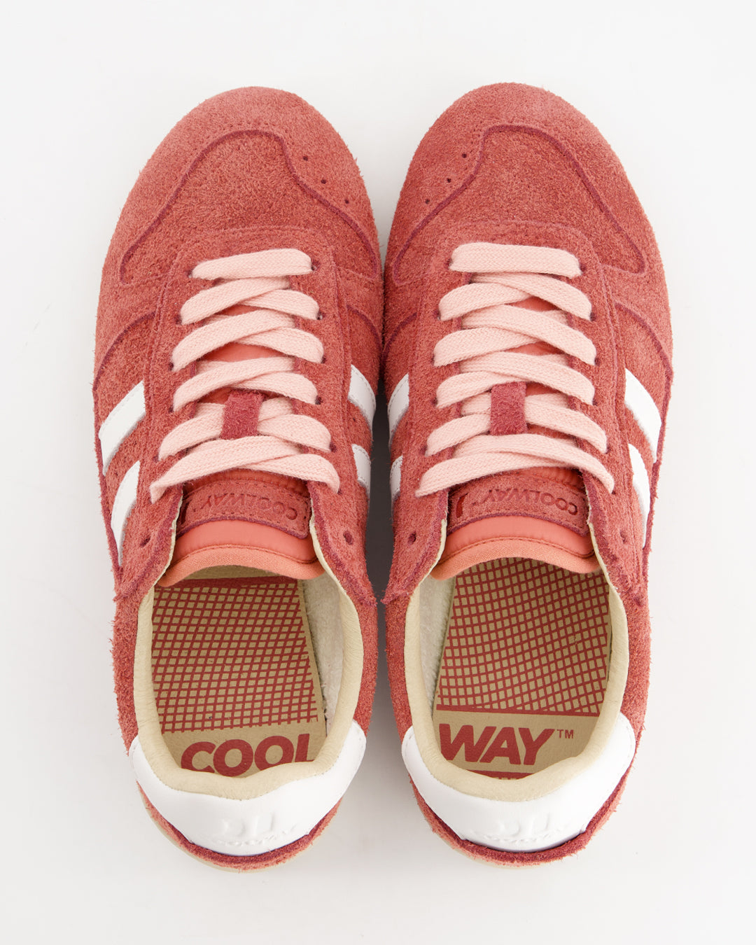 Coolway Switzer Red Rush - Suede Sneakers