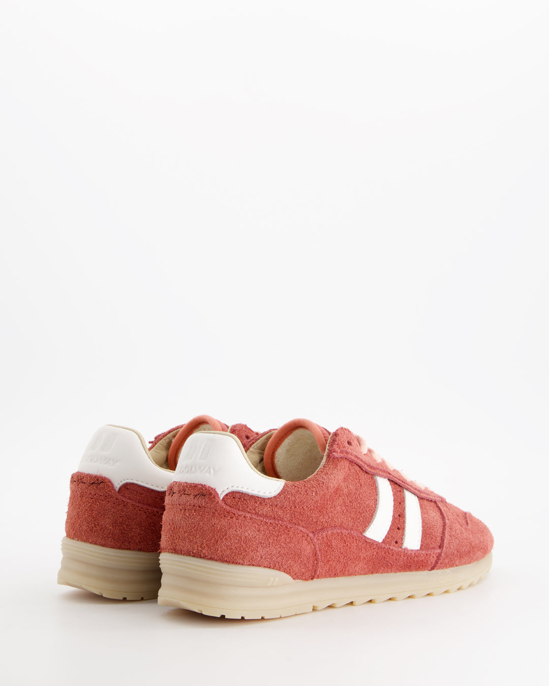 Coolway Switzer Red Rush - Suede Sneakers