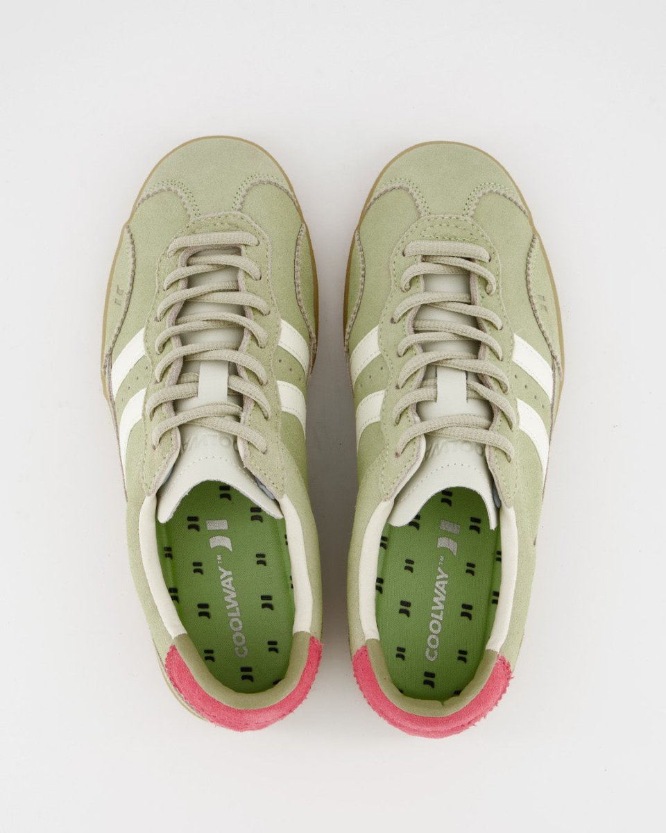 Coolway Kizuna Light Green - Zapatillas de piel