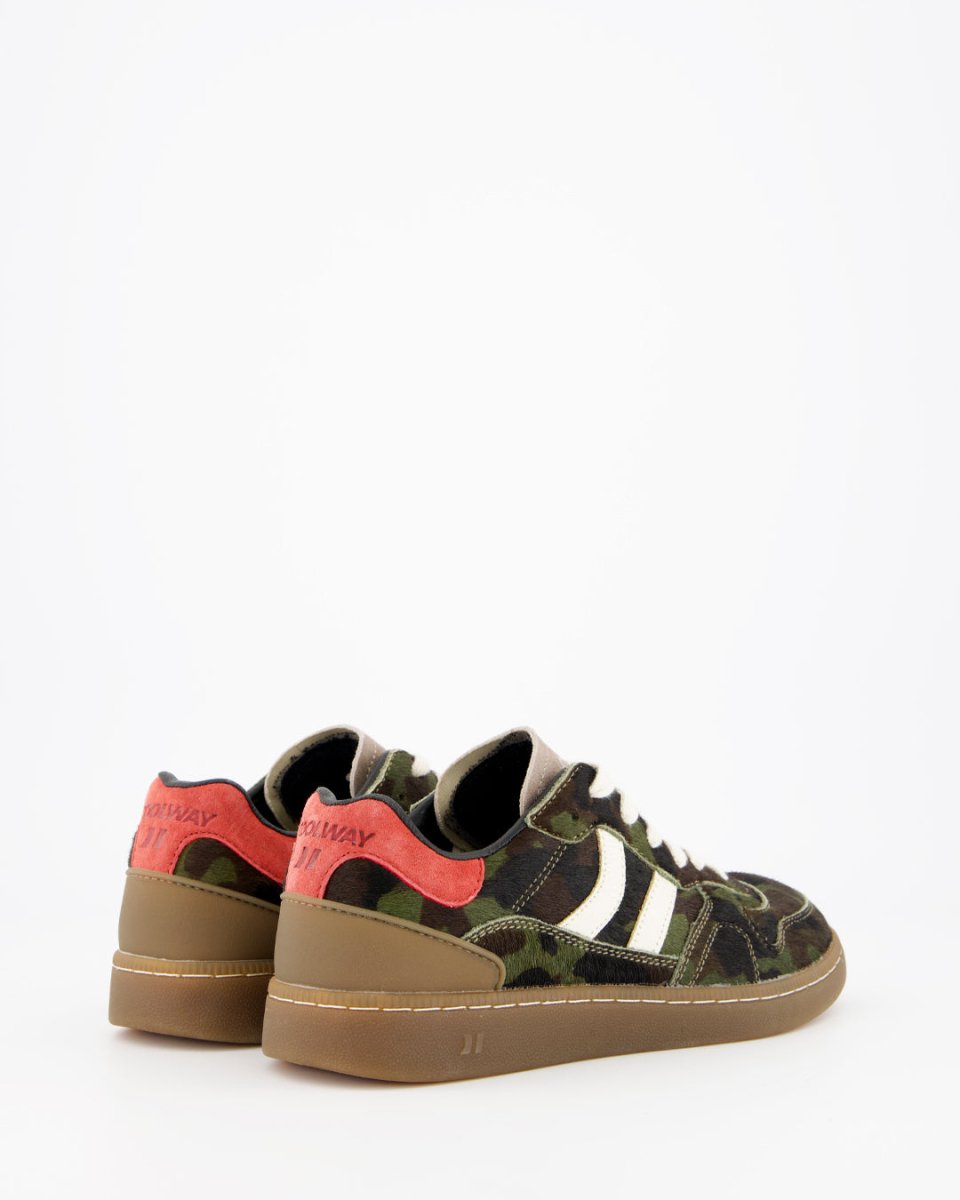 Coolway Goal Army Motion - Leather trainers