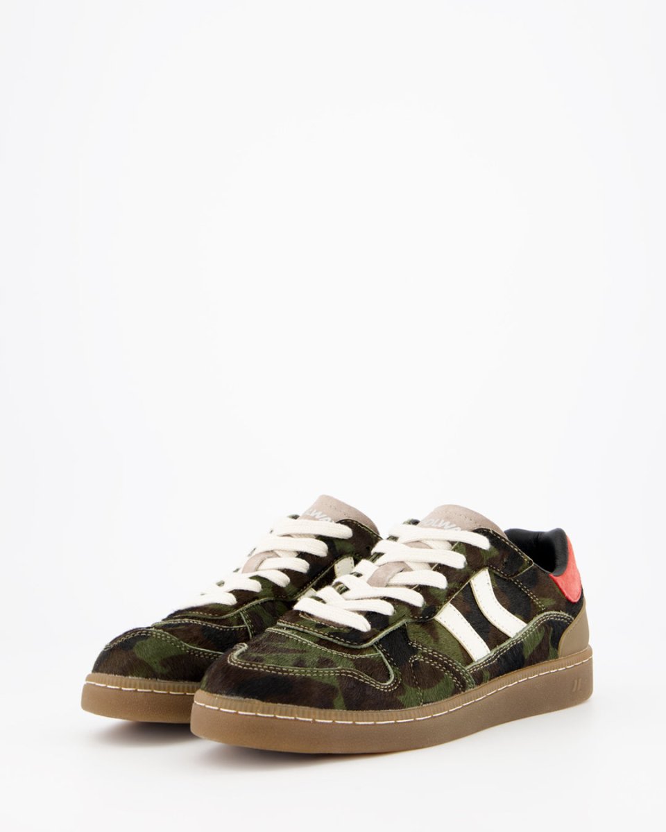 Coolway Goal Army Motion - Leather trainers