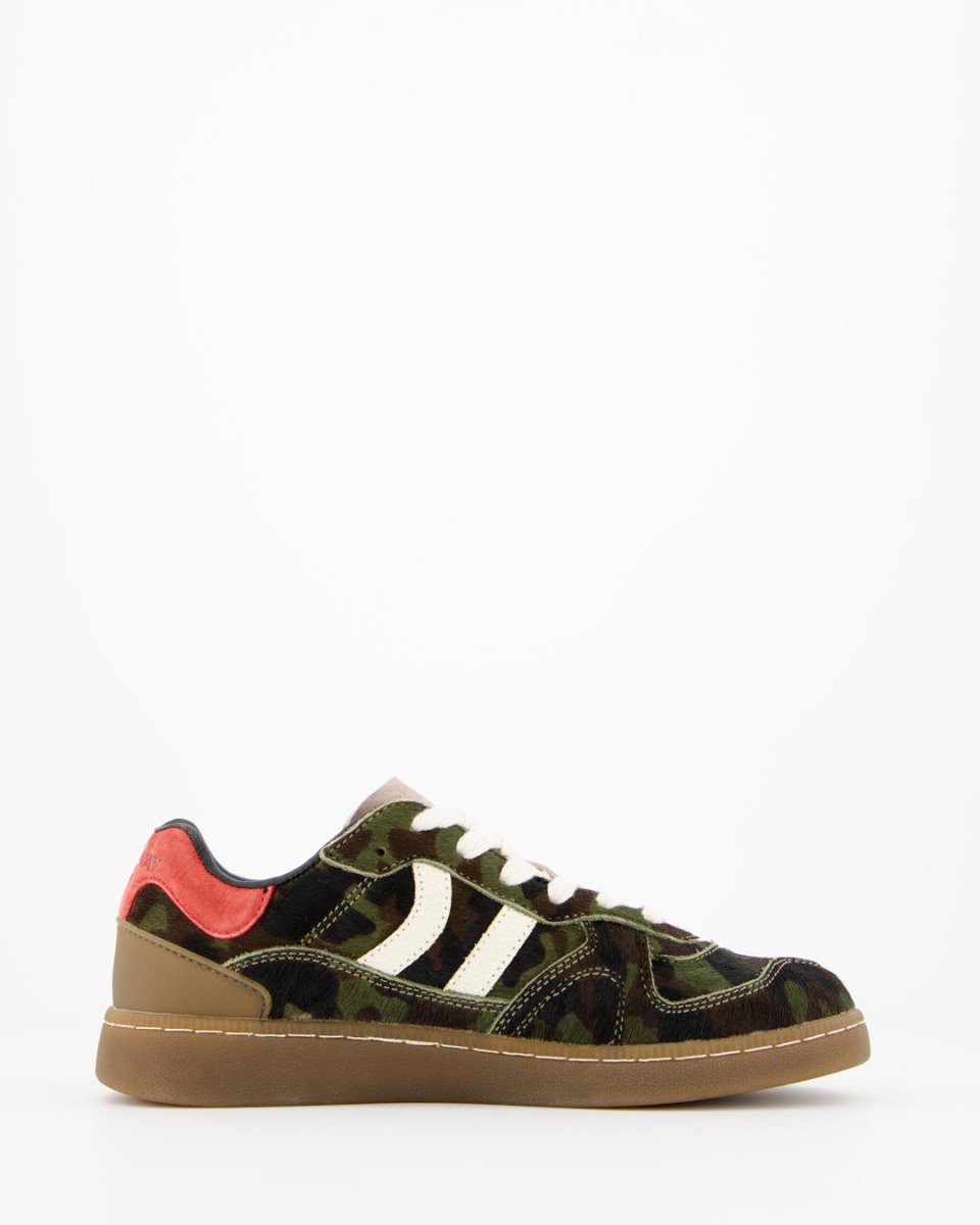 Coolway Goal Army Motion - Leather trainers