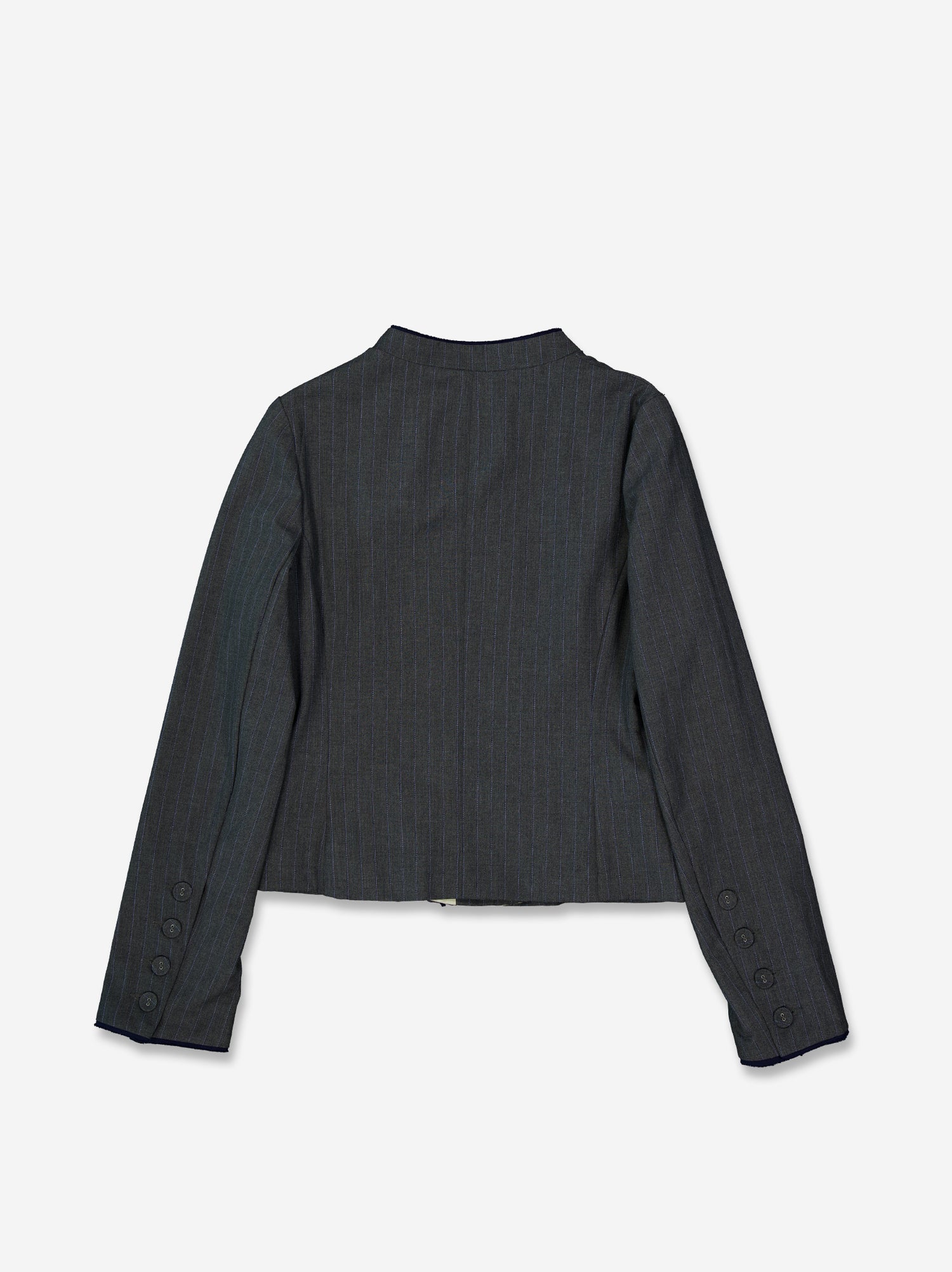 Chaqueta de raya diplomática con vivos Rita