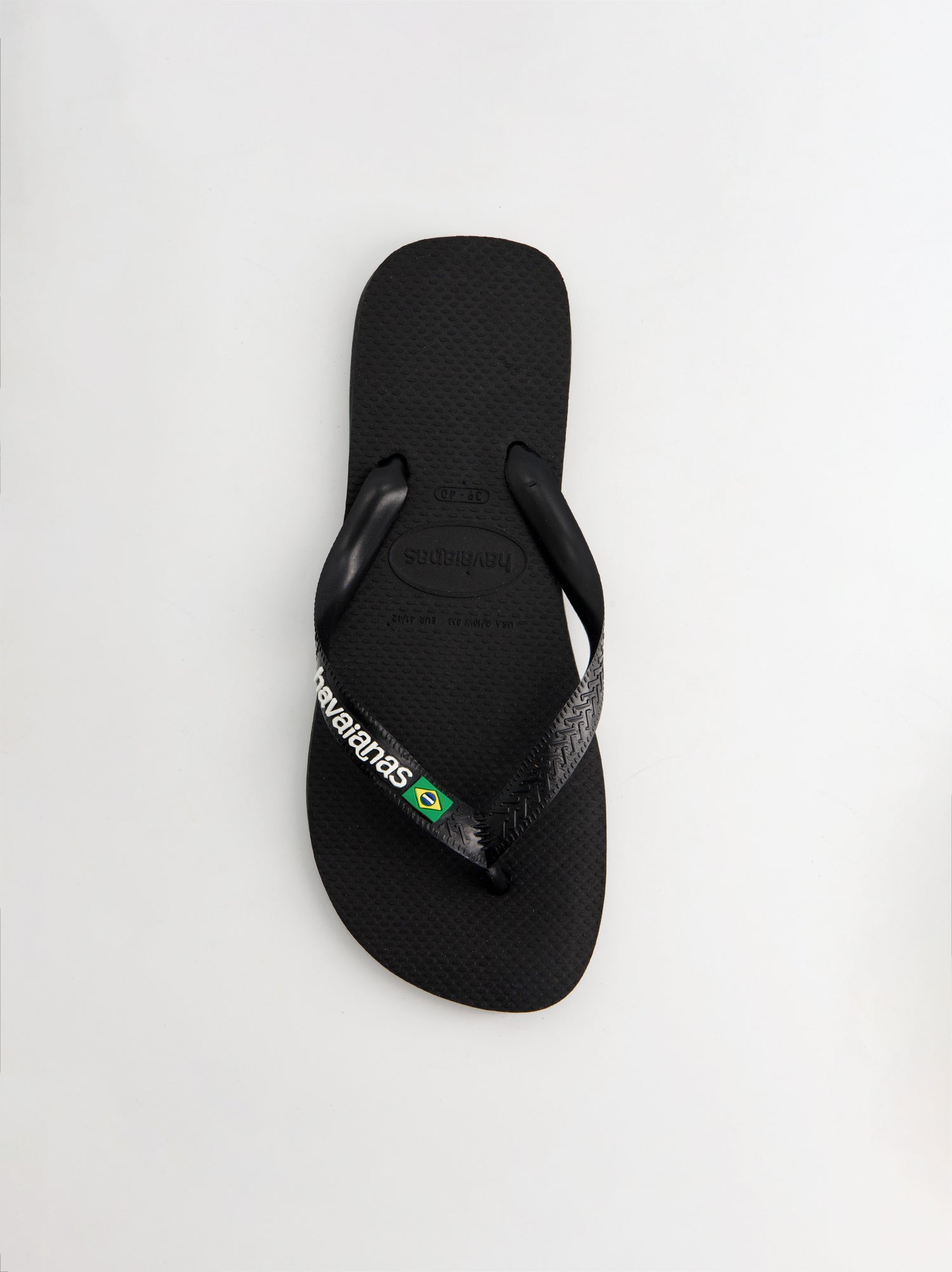 Chanclas Havaianas Brasil Logo Negras