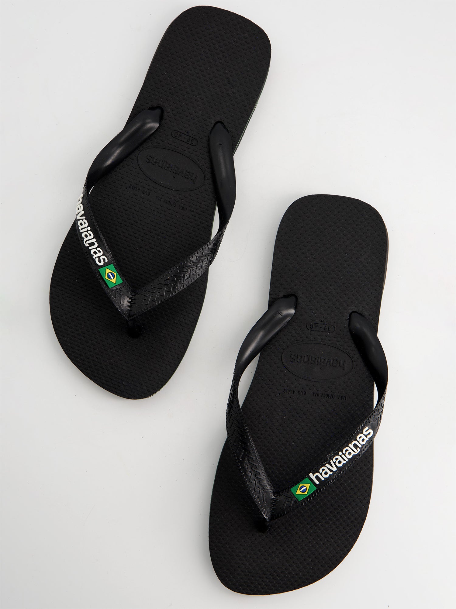 Chanclas Havaianas Brasil Logo Negras