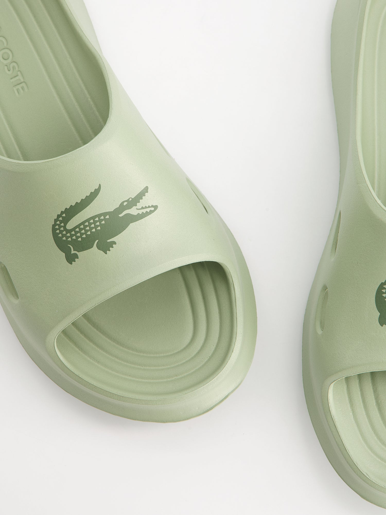 Chanclas de goma tipo pala con suela chunky - Lacoste Meduz Slide