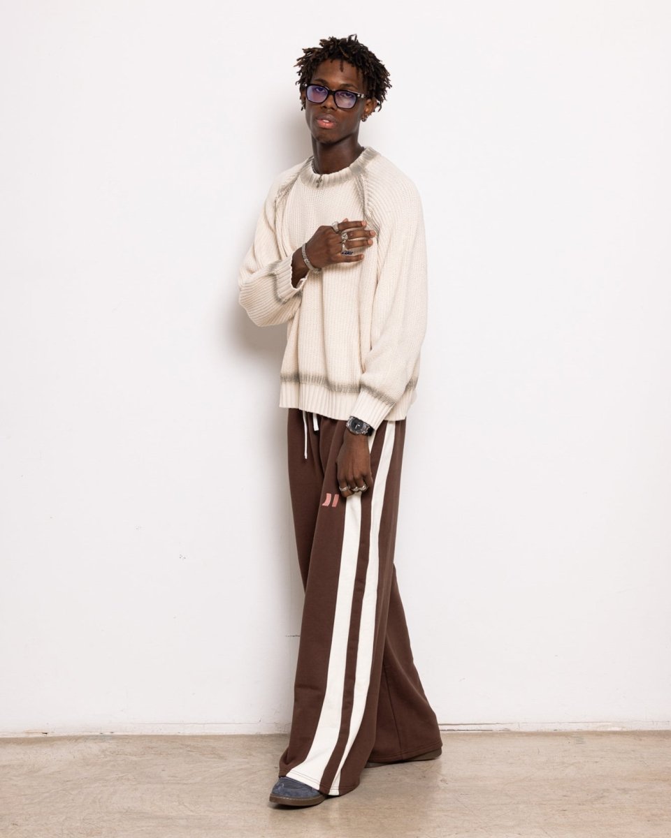 Coolway Float Brown Sweatpants - Pantalones deportivos corte relajado