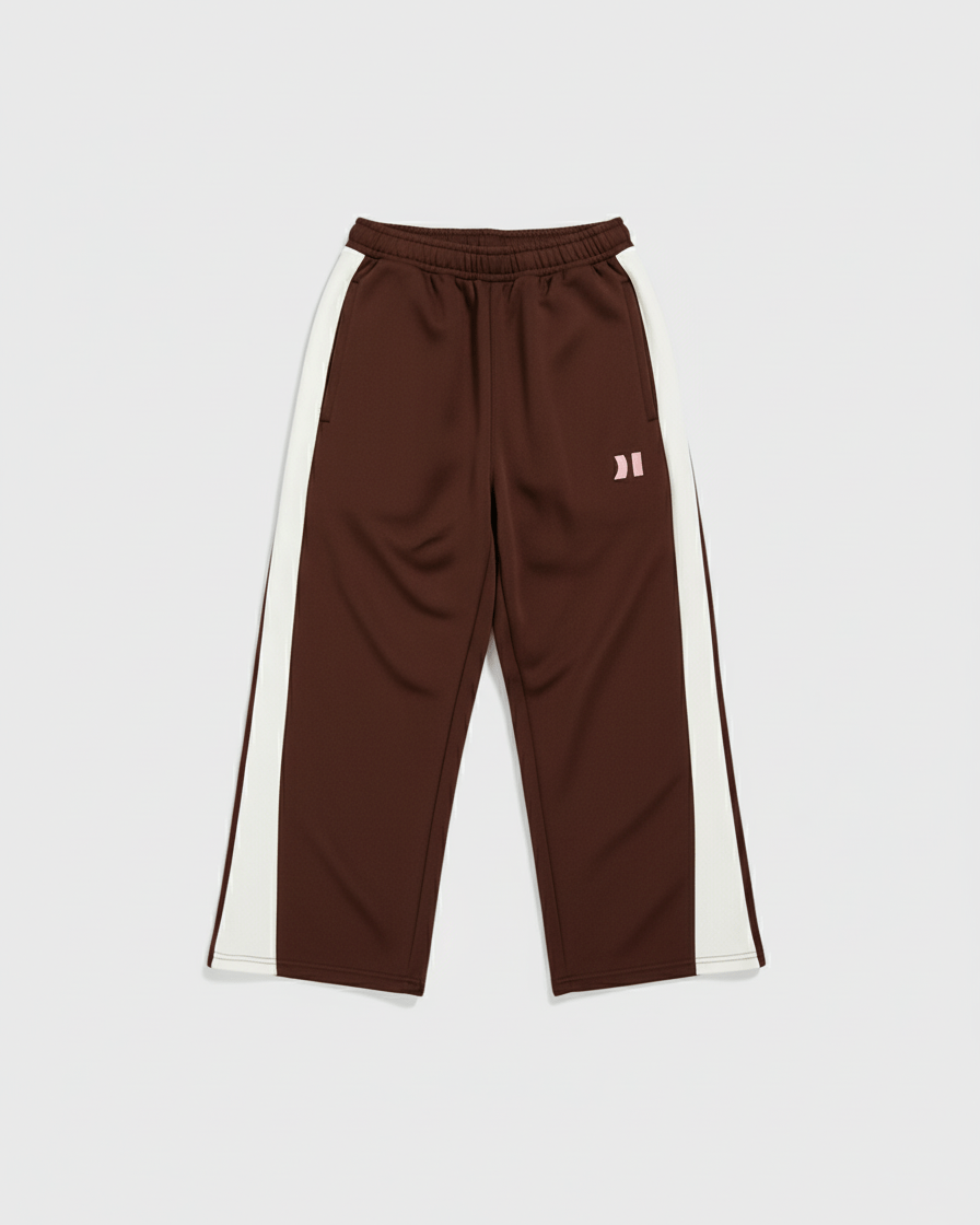 Coolway Float Brown Sweatpants - Pantalones deportivos corte relajado