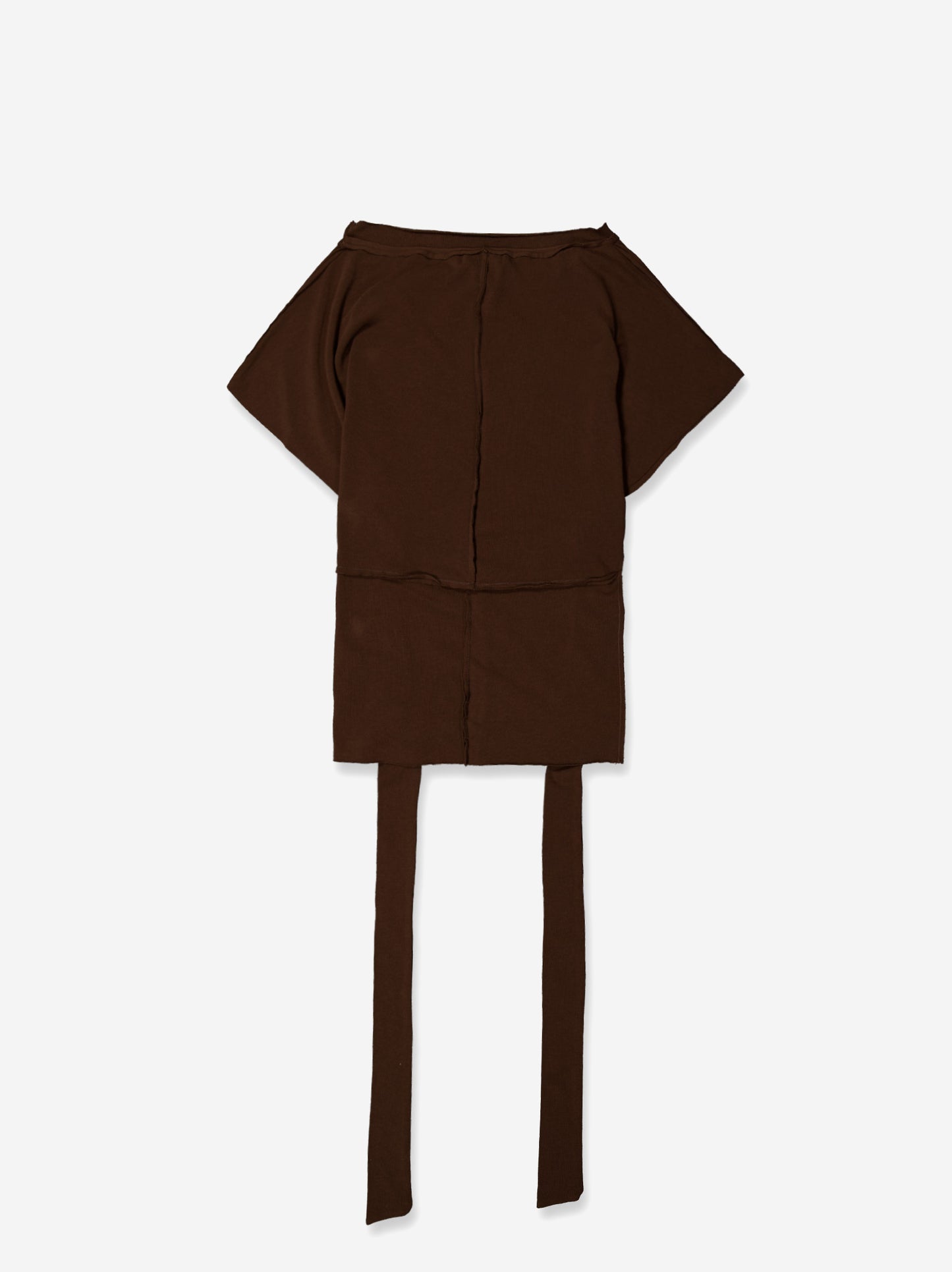 Top marrón con lazada frontal - Velara