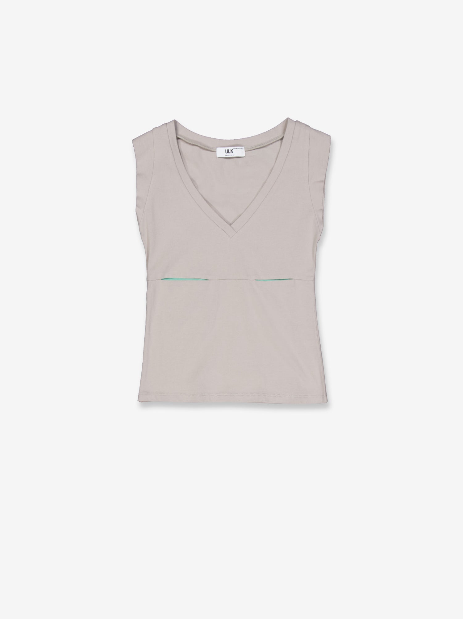 Sleeveless top with cut-out detail - Sunshine