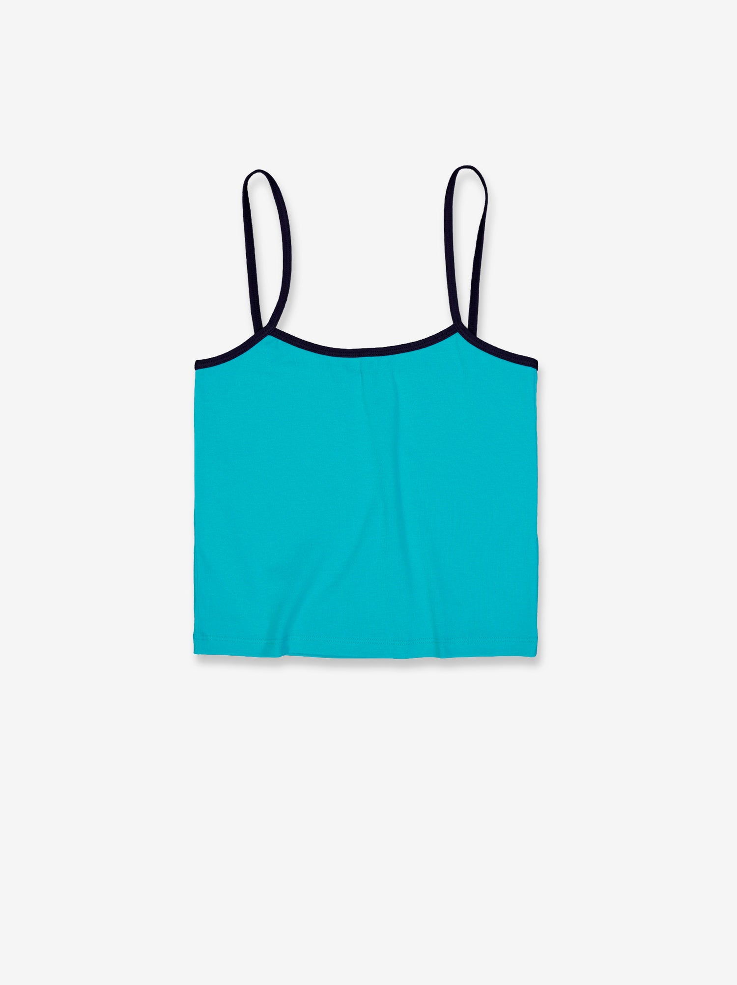Blue vest top with contrasting two-tone straps - Loki