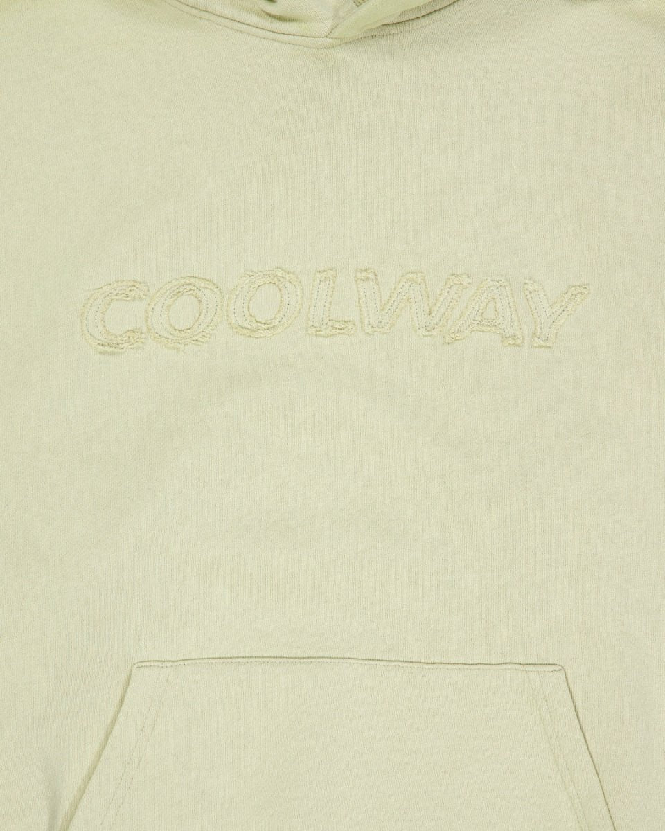 Coolway Washed Green Hoodie - Sudadera con capucha