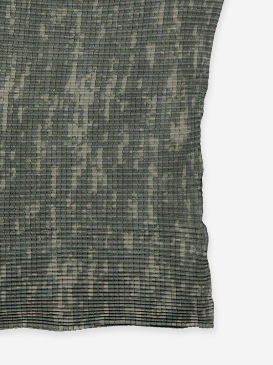 High-neck micro-pleated top - ISI