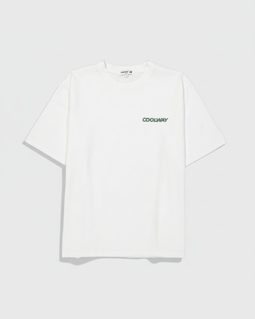 Coolway Iconic White T-Shirt - Camiseta blanca de manga corta