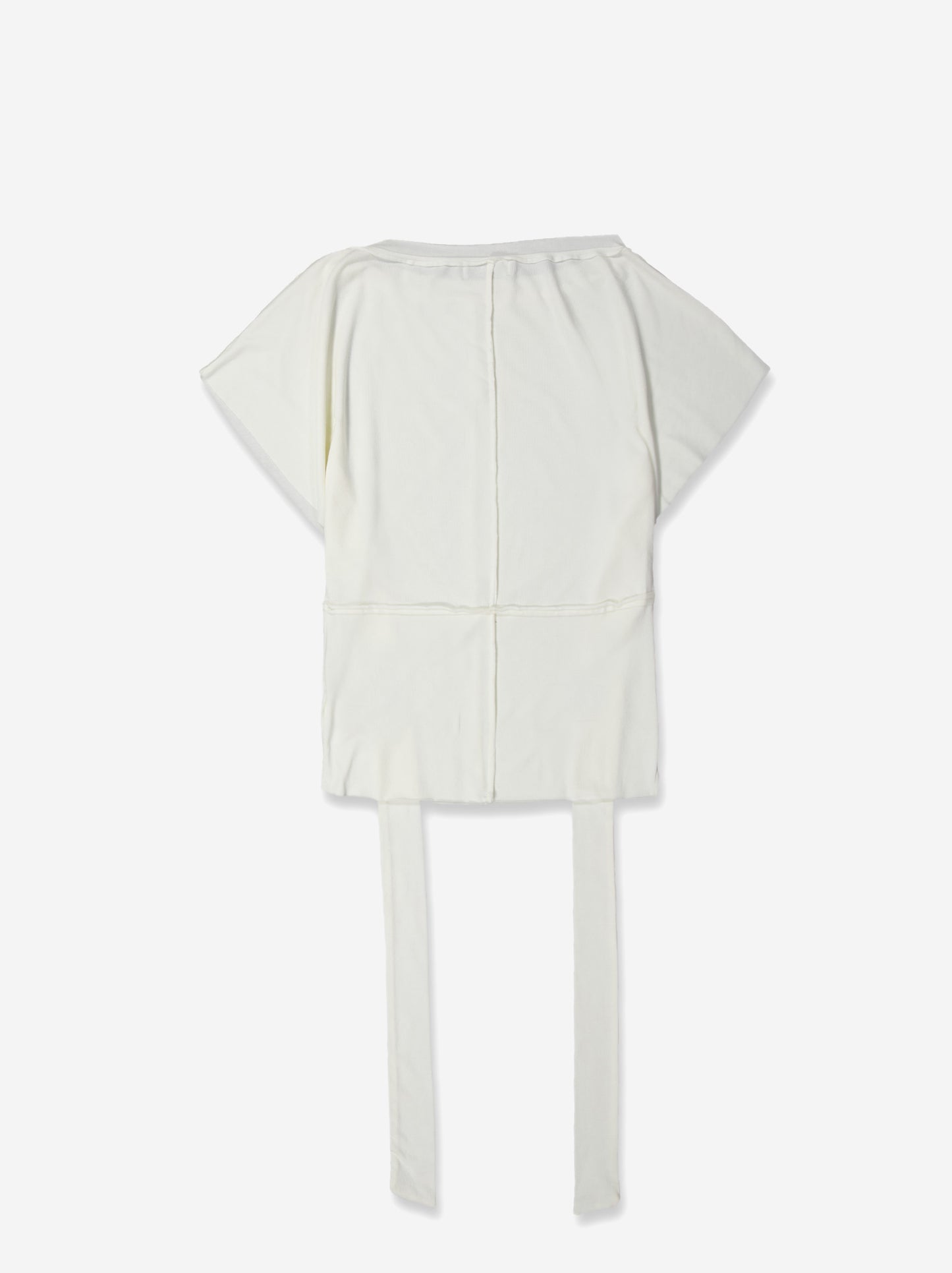 Top fluido blanco con lazada en cintura - Velara