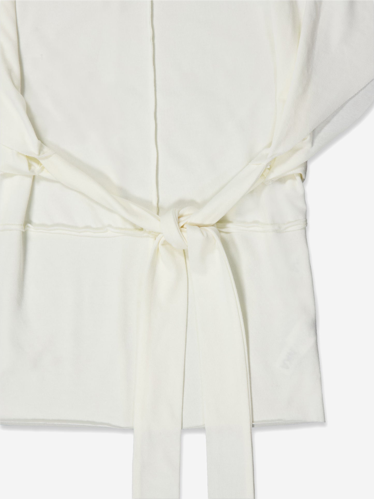 Top fluido blanco con lazada en cintura - Velara
