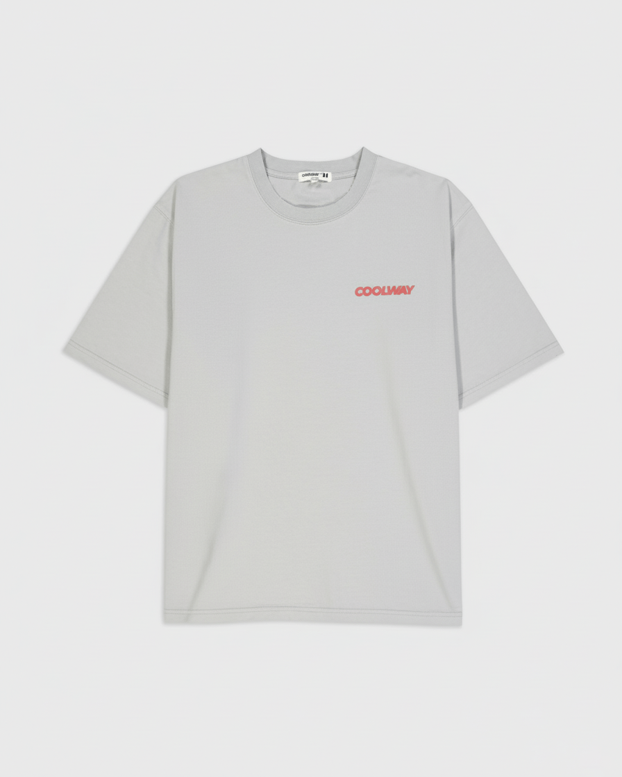 Coolway Iconic Grey T-Shirt - Camiseta de manga corta