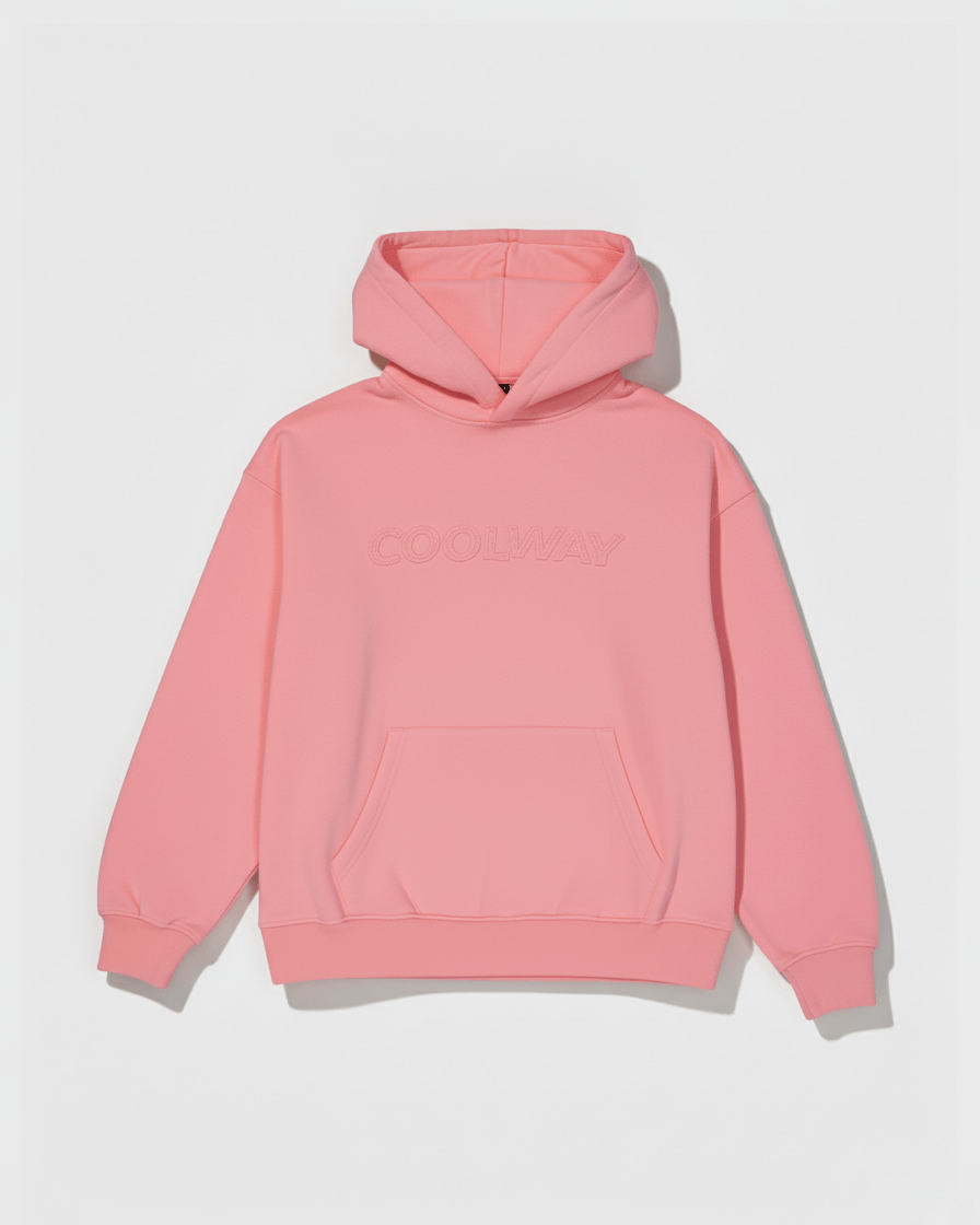Coolway Washed Pink Hoodie - Sudadera con capucha