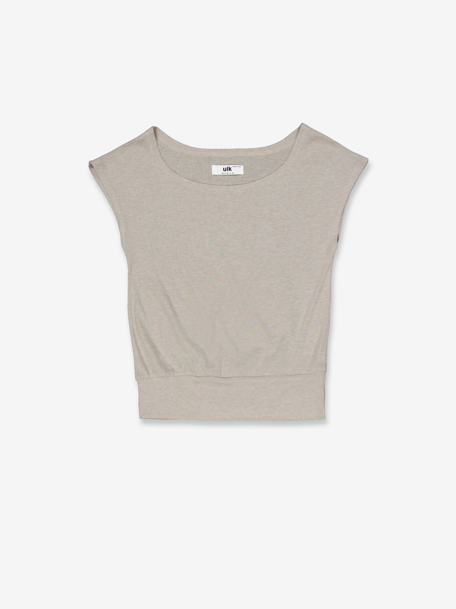 Short-sleeved top with fitted hem - Maree