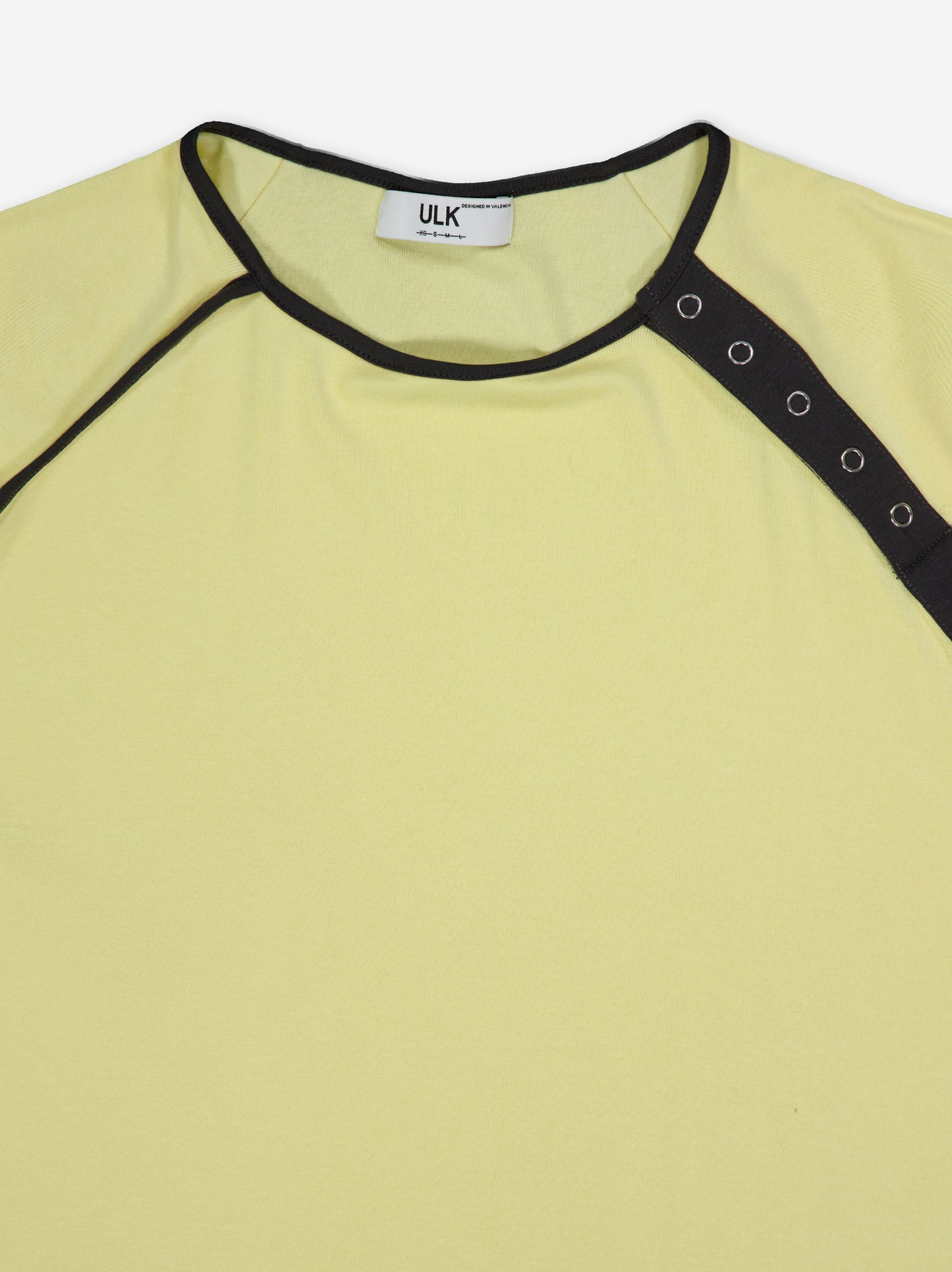 Asymmetric button-neck long-sleeve T-shirt - Elior