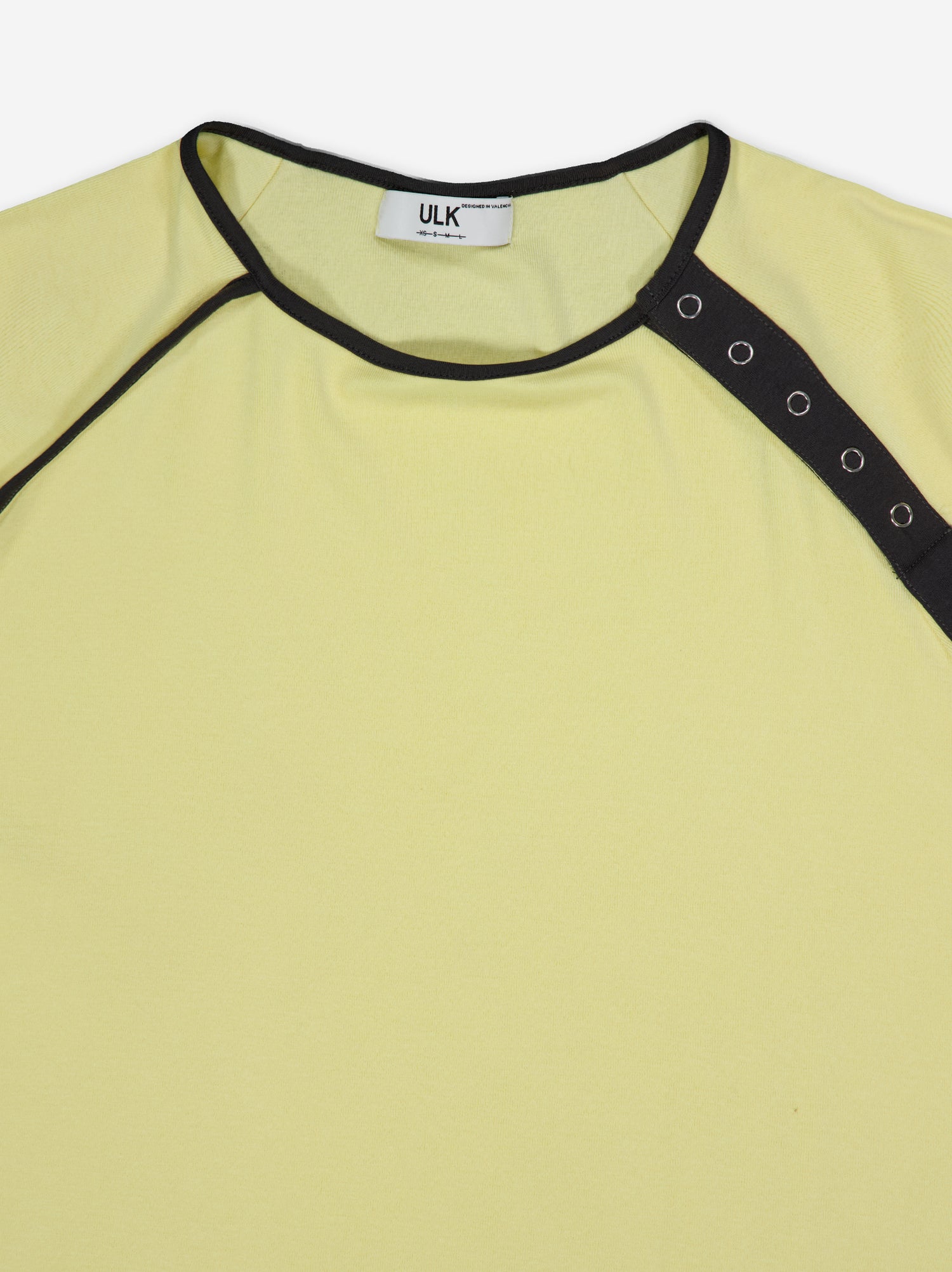 Camiseta de manga larga con cuello de botones asimétrico - Elior