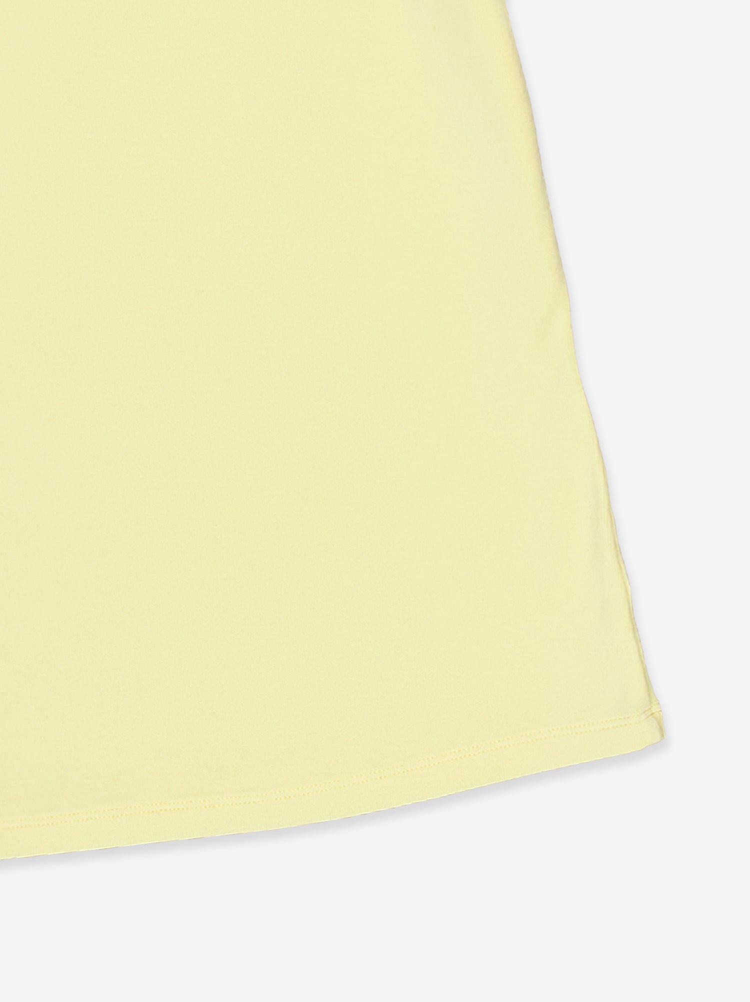 Yellow top with folded boat neck - Wave