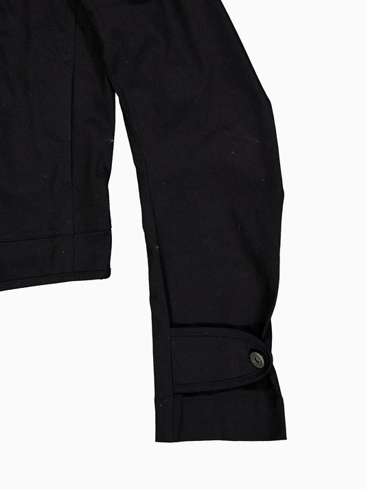 Utilitarian black jacket with buckle adjustments - Light