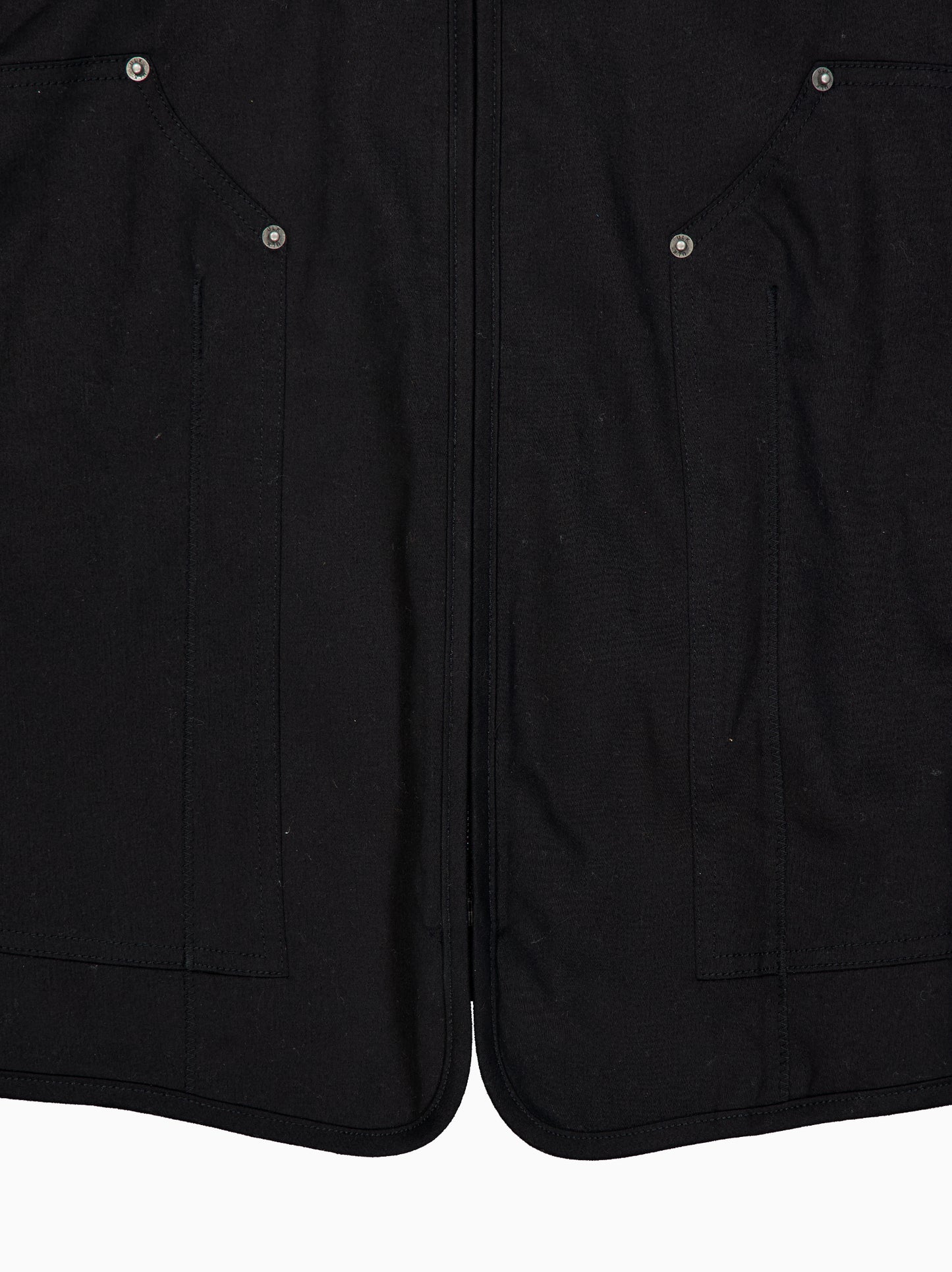 Chaqueta negra utilitaria con ajustes de hebilla - Luz