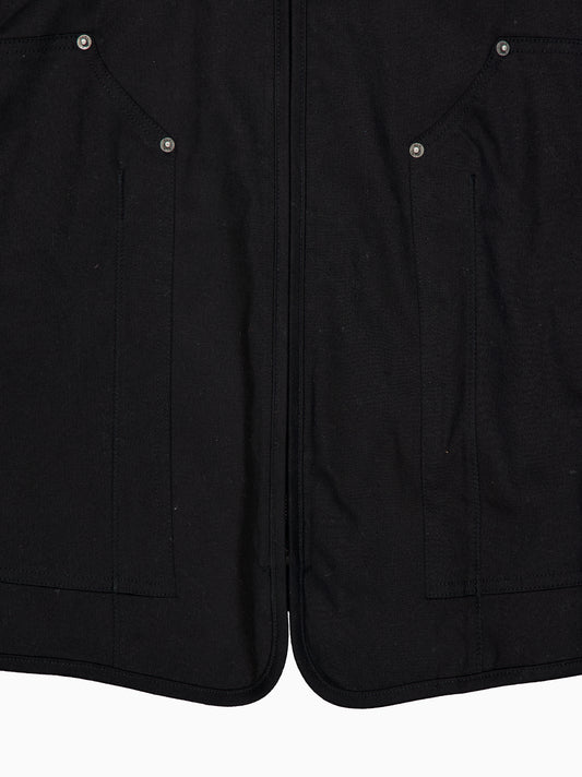 Utilitarian black jacket with buckle adjustments - Light