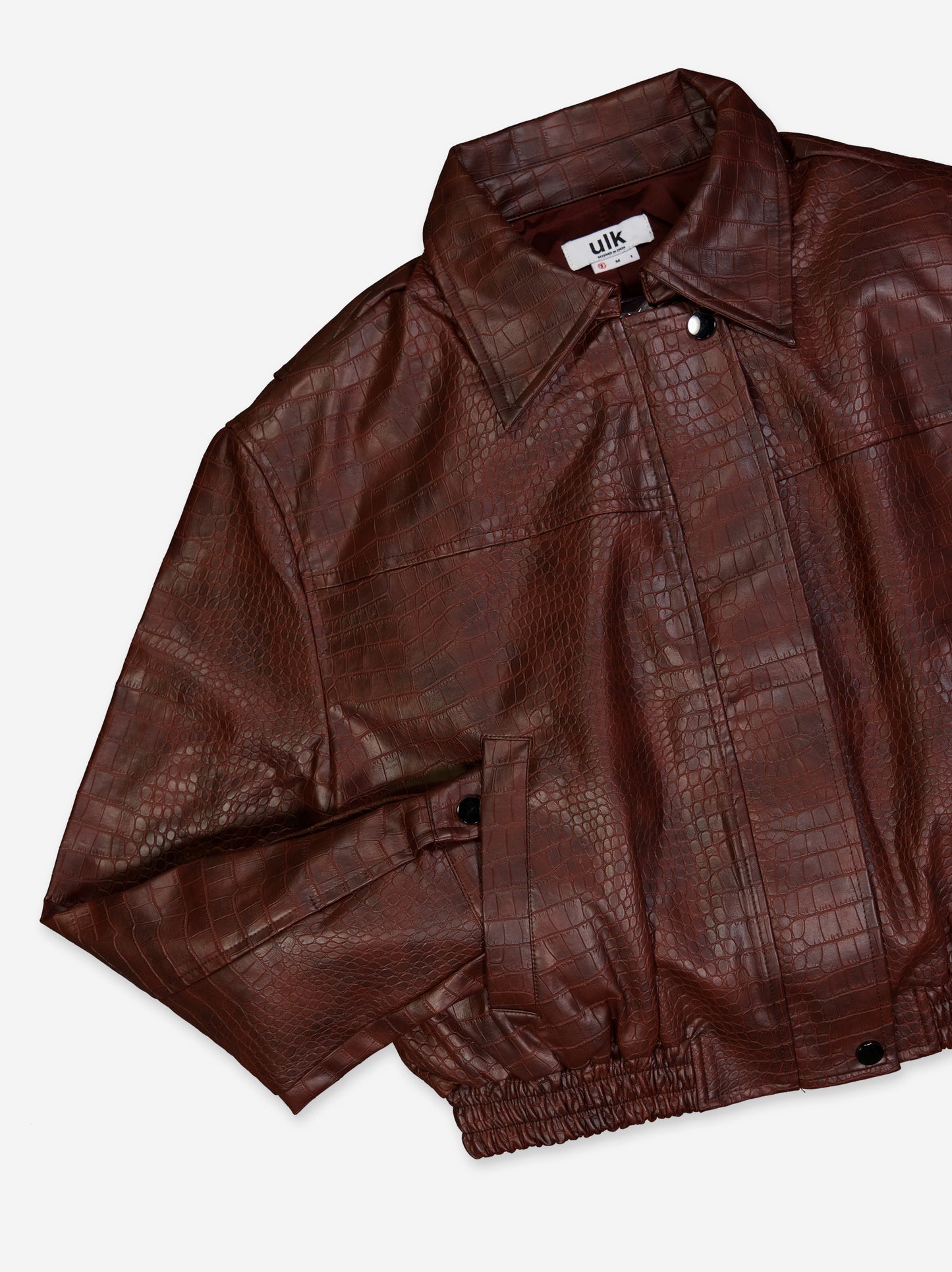 Leather-effect bomber jacket - Lisbon
