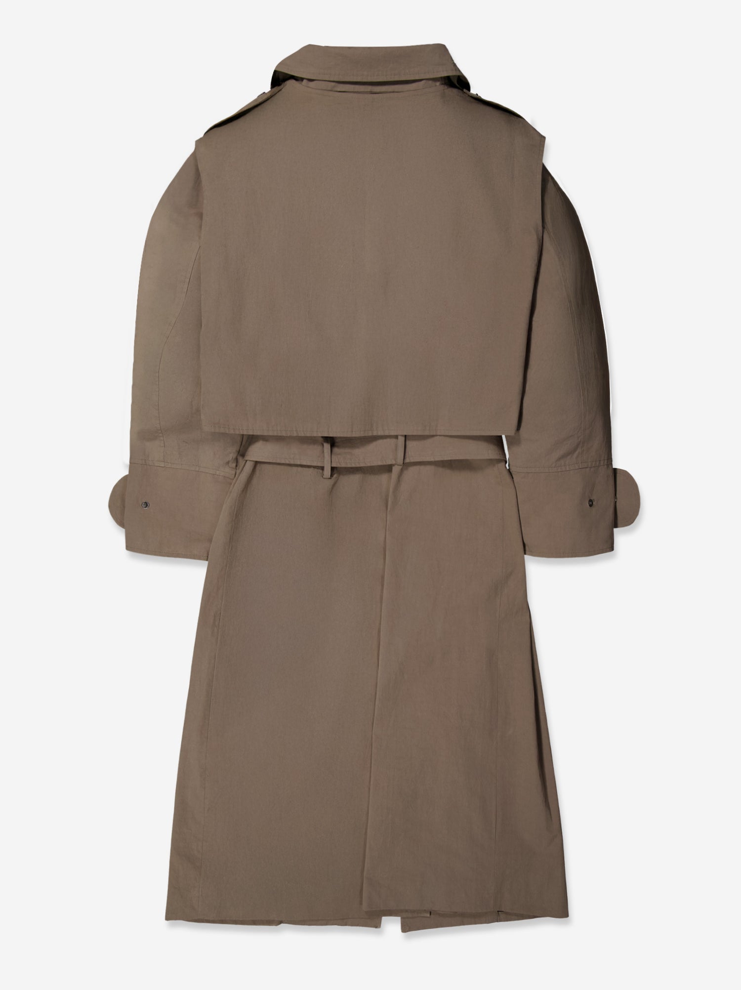 Gabardina con panel superior transformable - Mawi