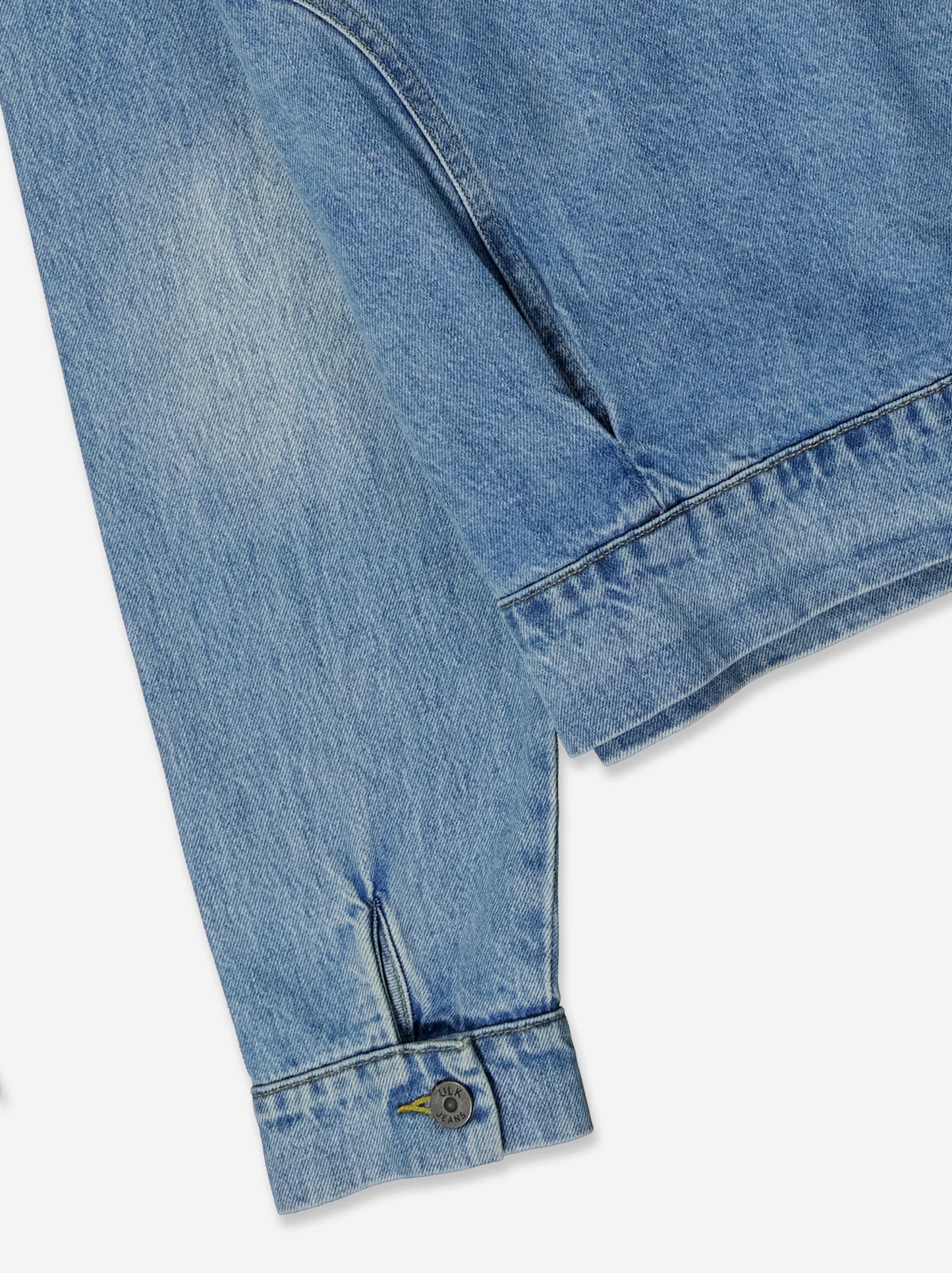 Short denim jacket with front pockets - Zuri