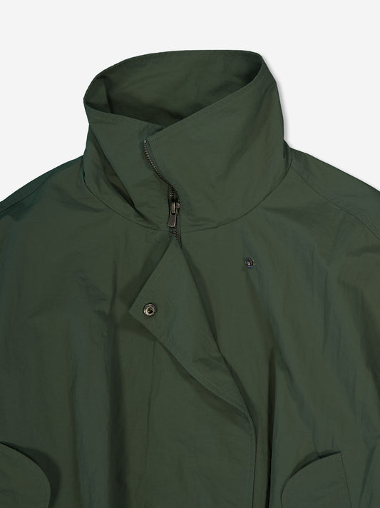Chaqueta técnica de cuello alto con mangas fruncidas - Gemms