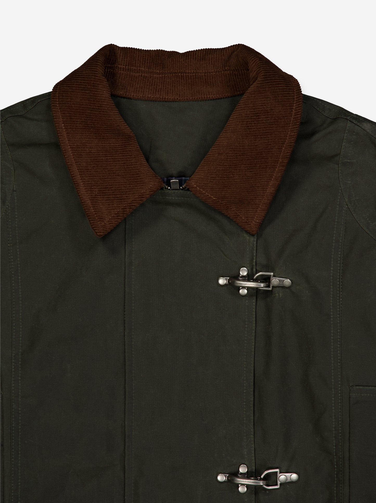 Utility jacket with metal fasteners - Layla