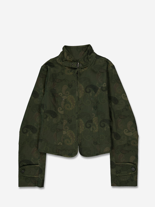 Chaqueta cachemira utilitaria con ajustes de hebilla - Luz