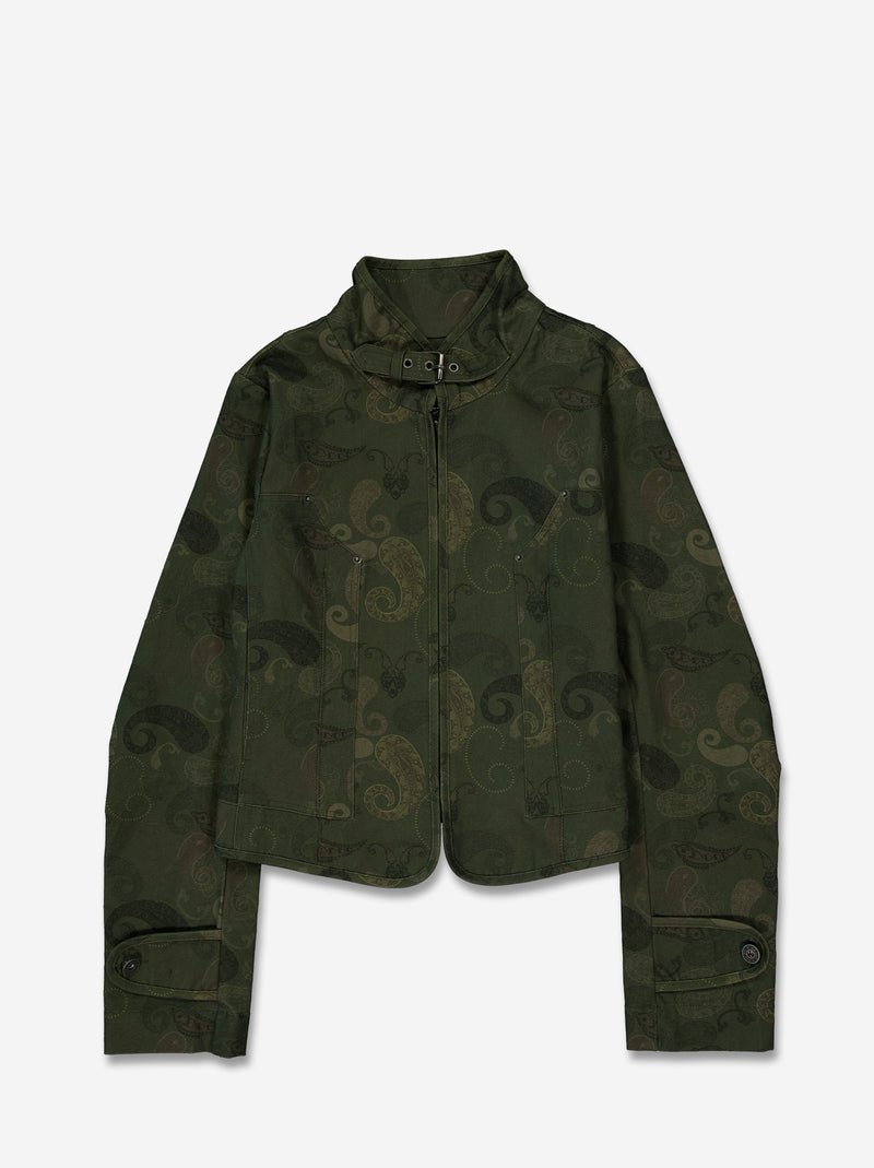 Chaqueta cachemira utilitaria con ajustes de hebilla - Luz