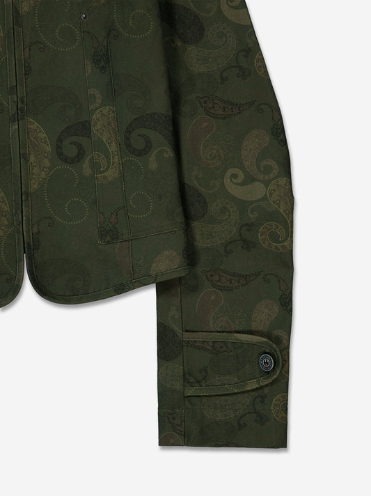 Chaqueta cachemira utilitaria con ajustes de hebilla - Luz