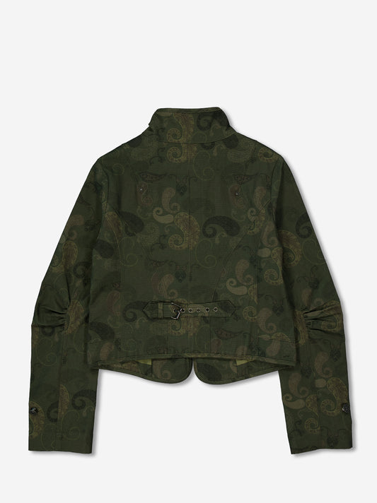 Chaqueta cachemira utilitaria con ajustes de hebilla - Luz