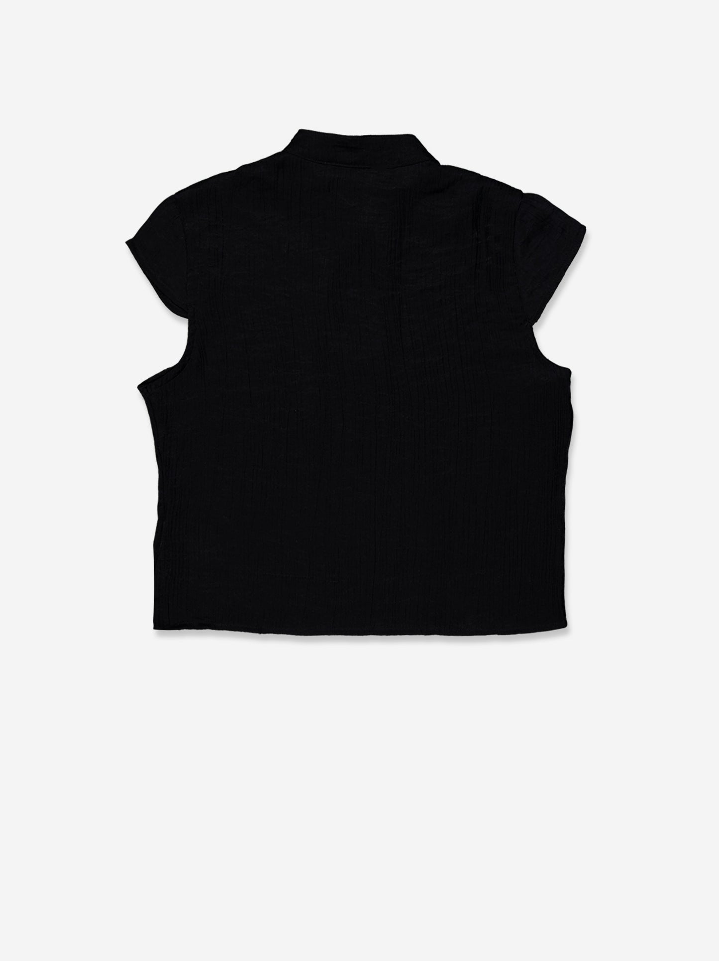 Blusa Con Abertura Lágrima Negra - Haze