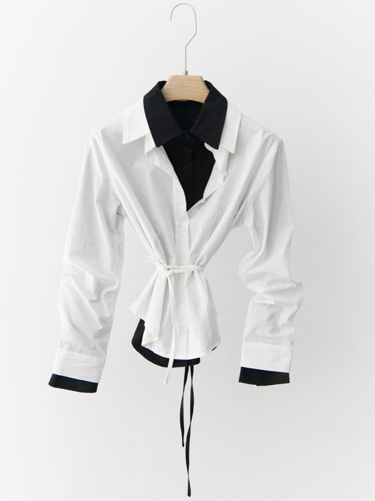 White shirt with back adjustment - Mirae