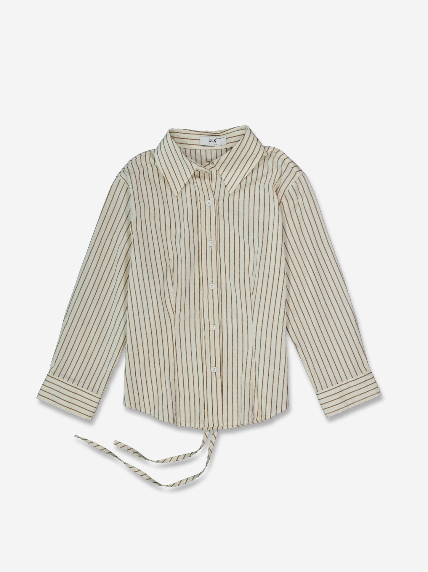 Camisa a rayas con ajuste trasero - Mirae