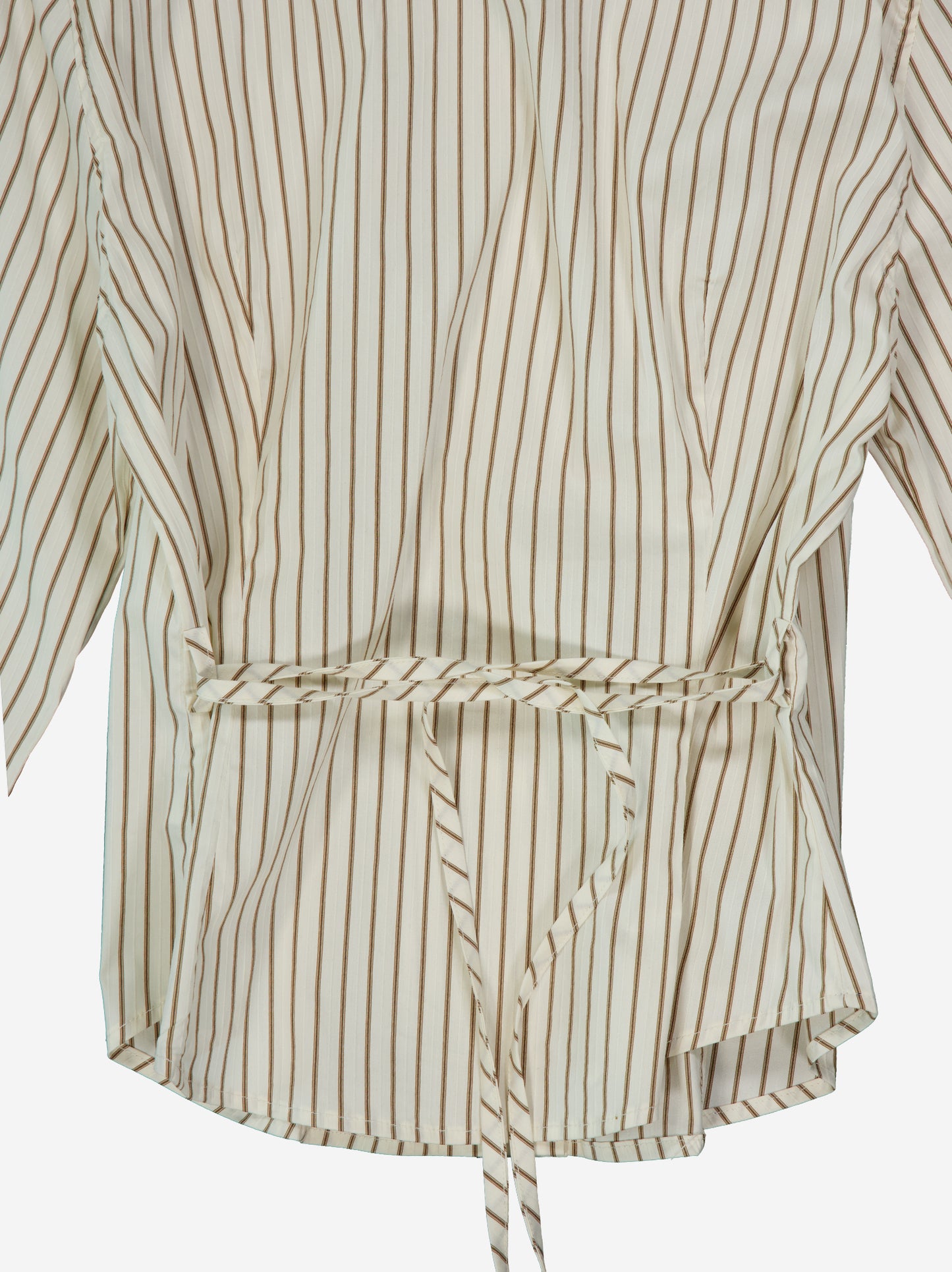 Camisa a rayas con ajuste trasero - Mirae