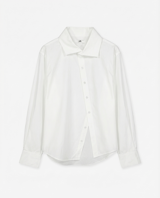 White shirt, asymmetric buttons - Yani
