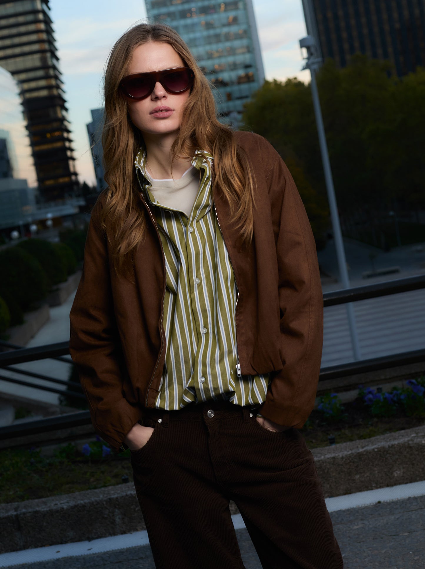 Striped poplin shirt - ULK Alina