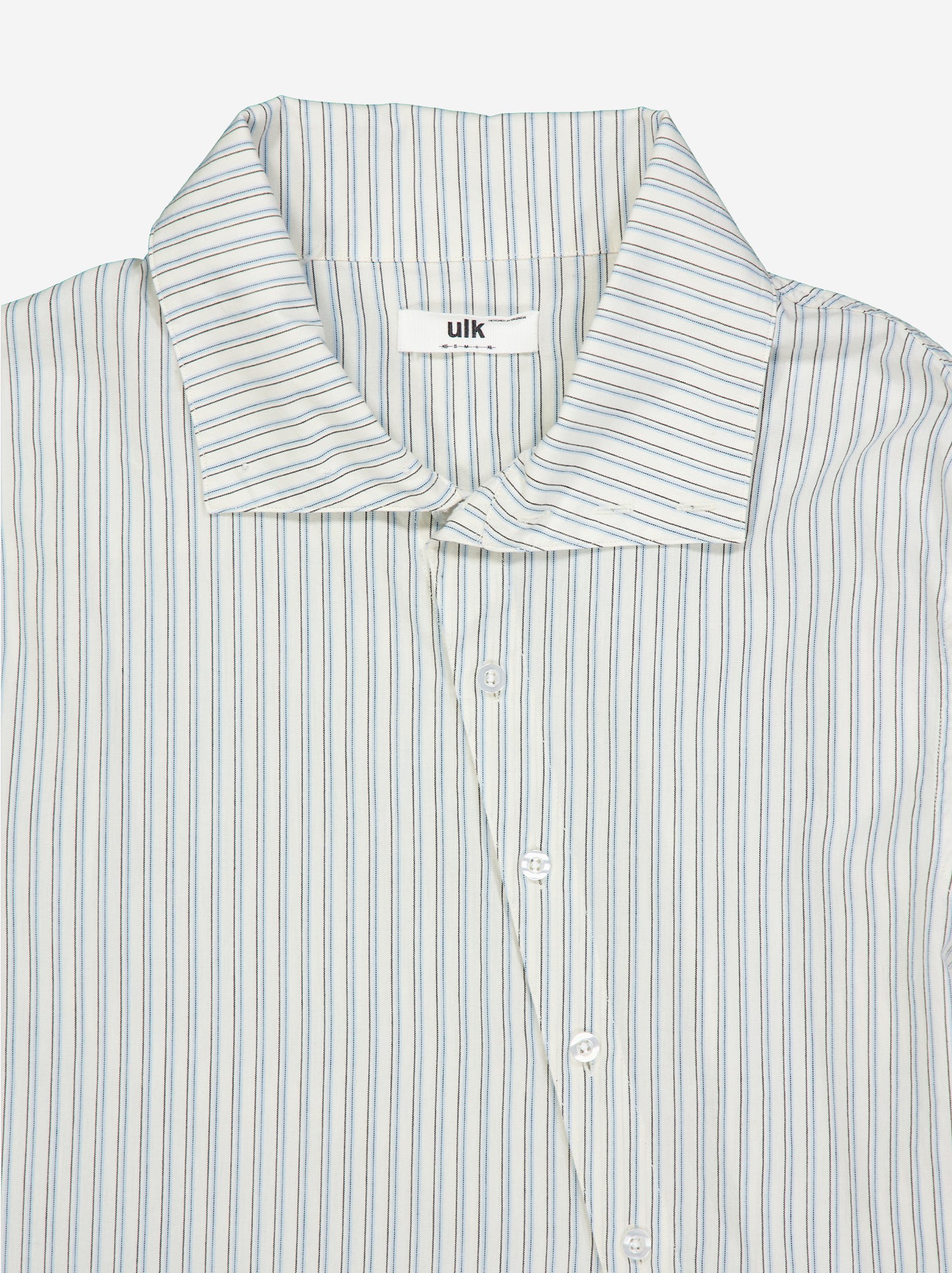 Camisa a rayas con botones asimétricos - Yani