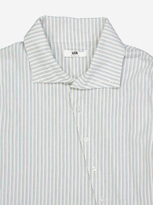 Camisa a rayas con botones asimétricos - Yani