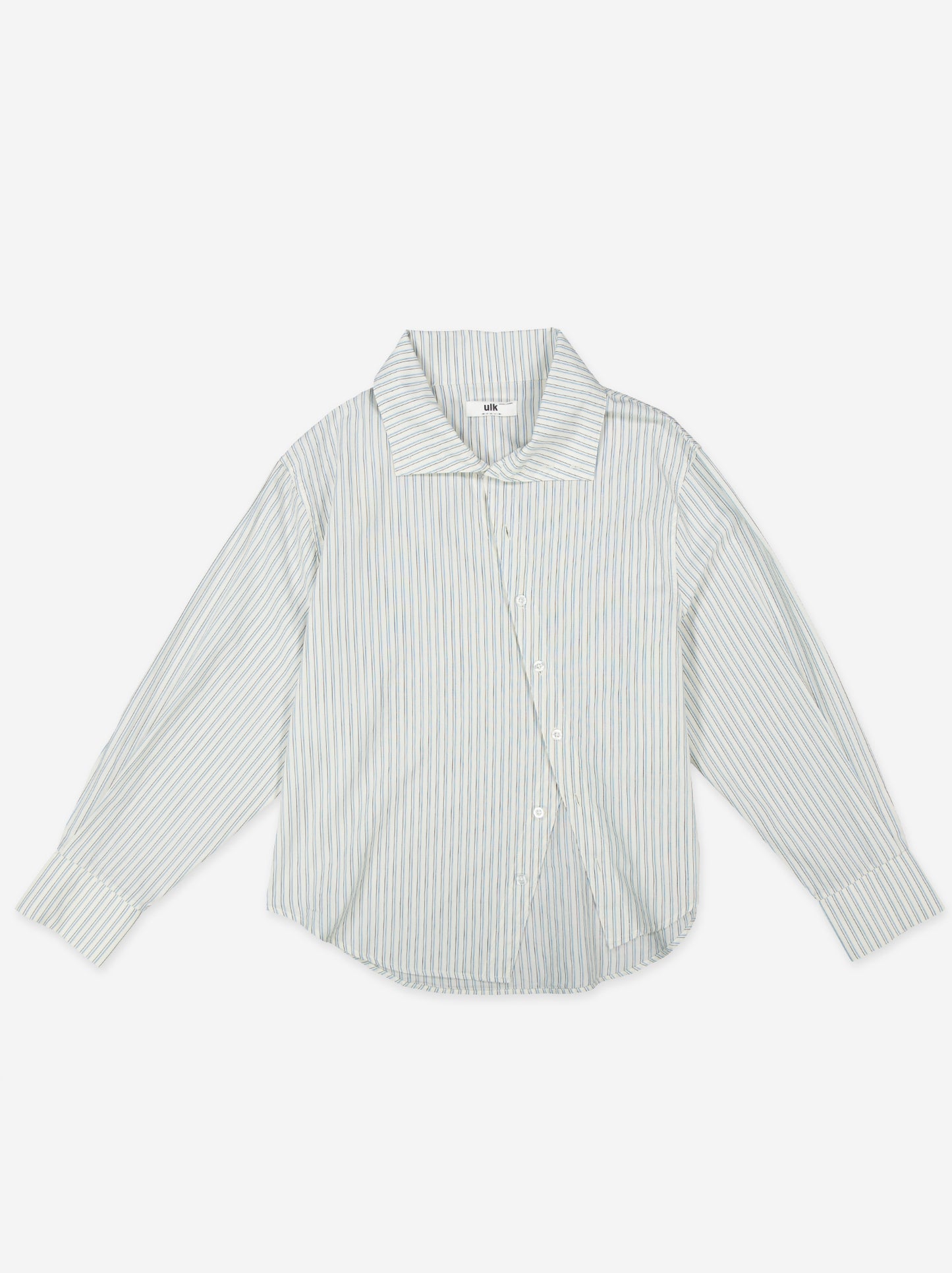 Camisa a rayas con botones asimétricos - Yani